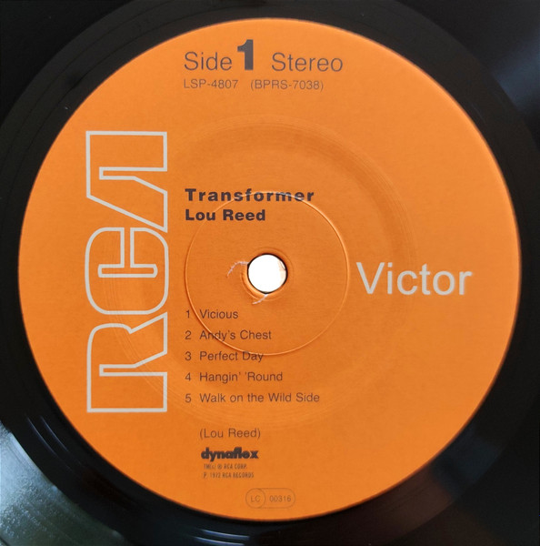 Lou Reed - Transformer | Speakers Corner Records (LSP-4807) - 3