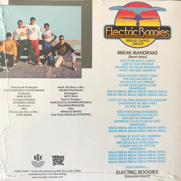 Electric Boogies - Break Mandrake | Vampi Soul (Vampi 45087) - 2