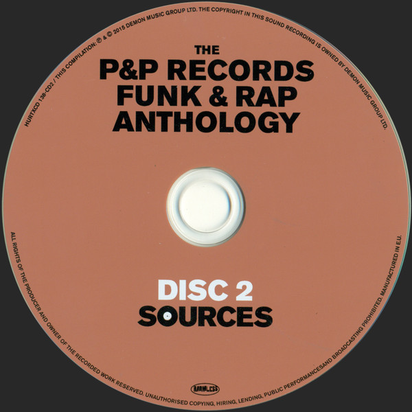 Various - The P&P Records Funk & Rap Anthology | Harmless (HURTXCD 138) - 3 Various - The P&P Records Funk & Rap Anthology | Harmless (HURTXCD 138) - 3