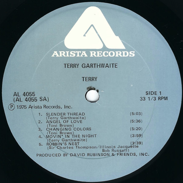 Terry Garthwaite - Terry | Arista (AL 4055) - 3