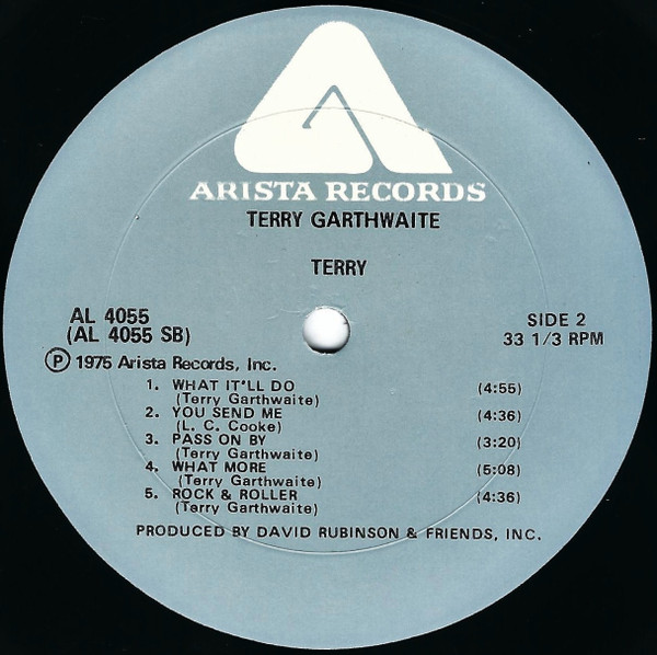 Terry Garthwaite - Terry | Arista (AL 4055) - 4