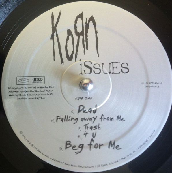 Korn - Issues (2LP) [Vinyl] | Epic (19075843981) - 2