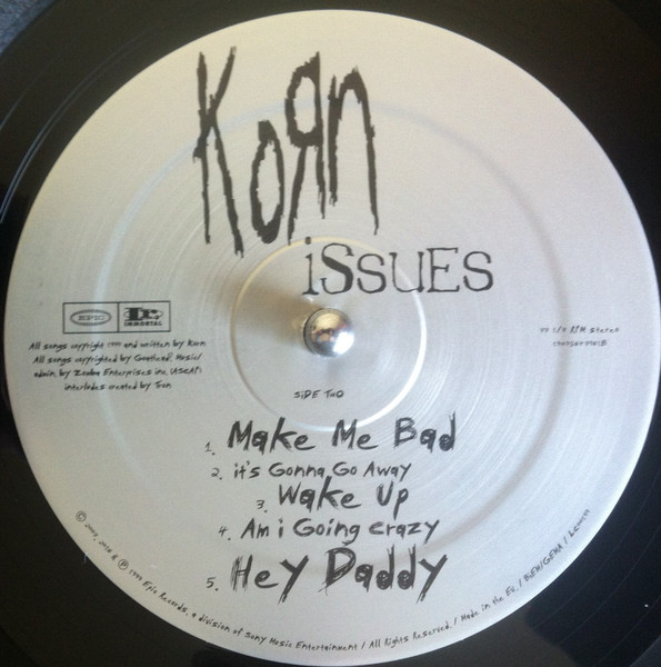 Korn - Issues (2LP) [Vinyl] | Epic (19075843981) - 3