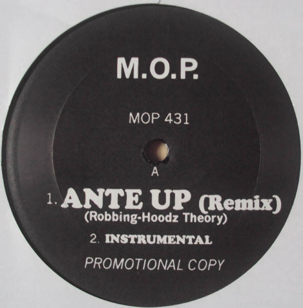 M.O.P. / Tash - Ante Up (Remix) (Robbing-Hoodz Theory) / The Game (Remix) | Not On Label (MOP 431) - main