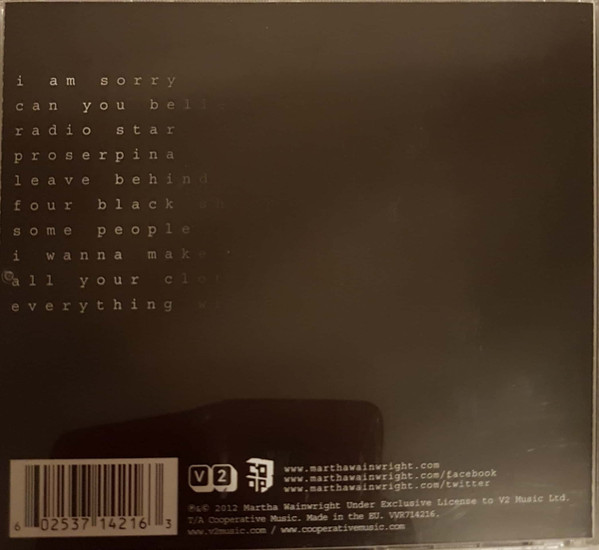 Martha Wainwright - Come Home To Mama | V2 (VVR714216) - 2 Martha Wainwright - Come Home To Mama | V2 (VVR714216) - 2