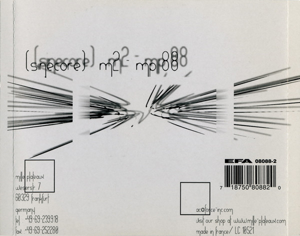 m² - Sinecore | Mille Plateaux (mp 88) - 2