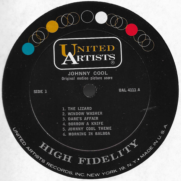 Billy May - Johnny Cool [Vinyl] | United Artists Records (UAL 4111) - 3