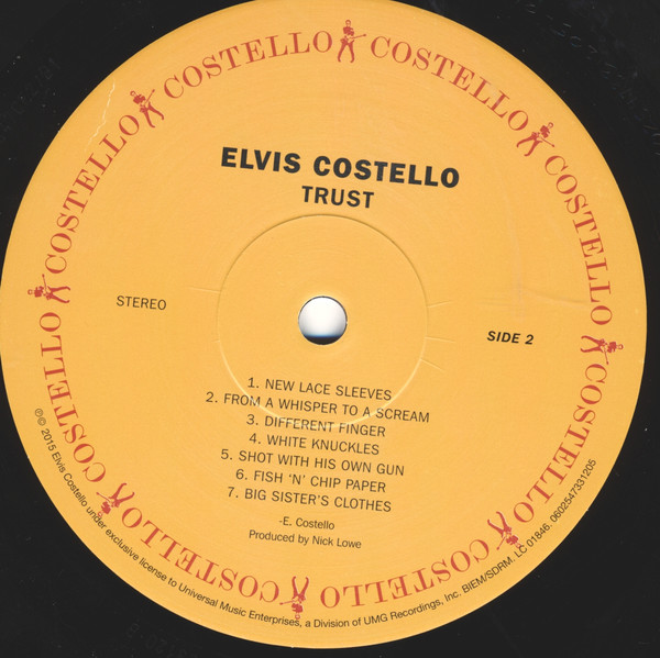 Elvis Costello & The Attractions - Trust | UMe (0602547331205) - 3