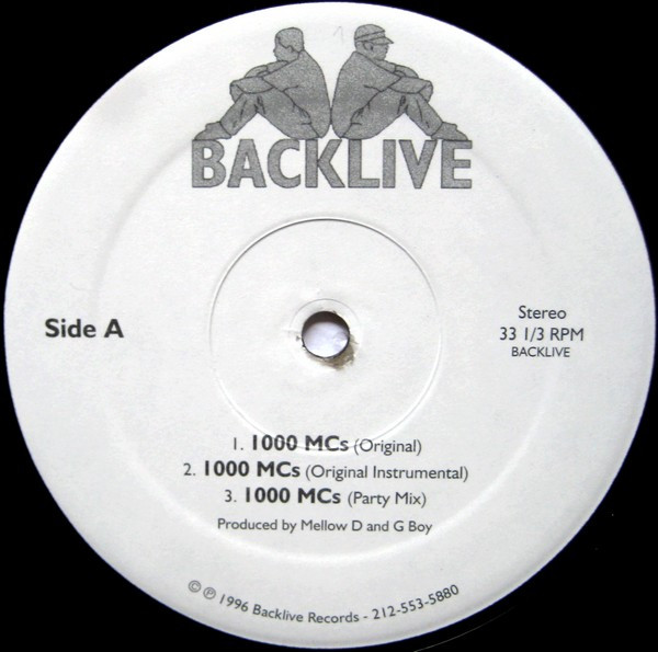 Backlive - 1000 MCs | Backlive Records (BACKLIVE)
