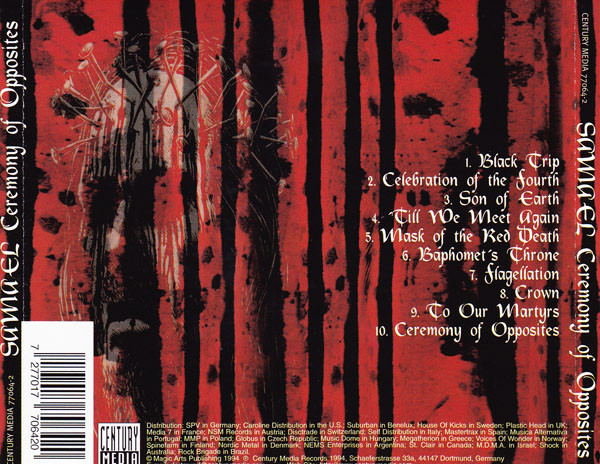Samael - Ceremony Of Opposites | Century Media (77064-2) - main