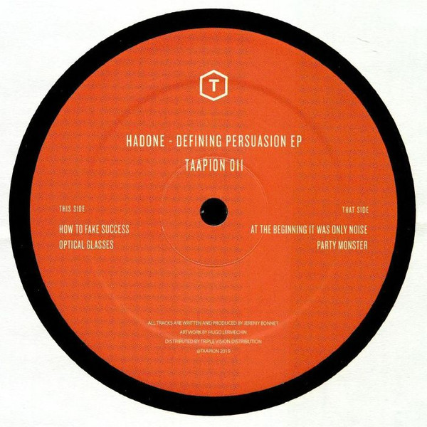 Hadone - Defining Persuasion EP | Taapion Records (TAAPION 011)