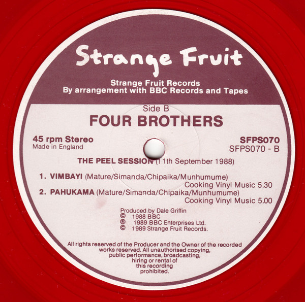 The Four Brothers - The Peel Sessions | Strange Fruit (SFPS 070)