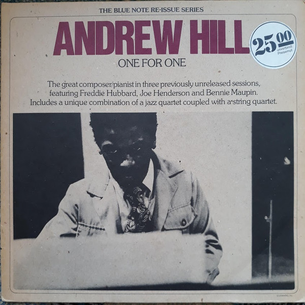 Andrew Hill - One For One | Blue Note (BST 84 489/90 XC)