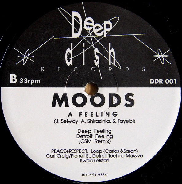 Moods - A Feeling | Deep Dish Records (DDR 001) - main Moods - A Feeling | Deep Dish Records (DDR 001) - main