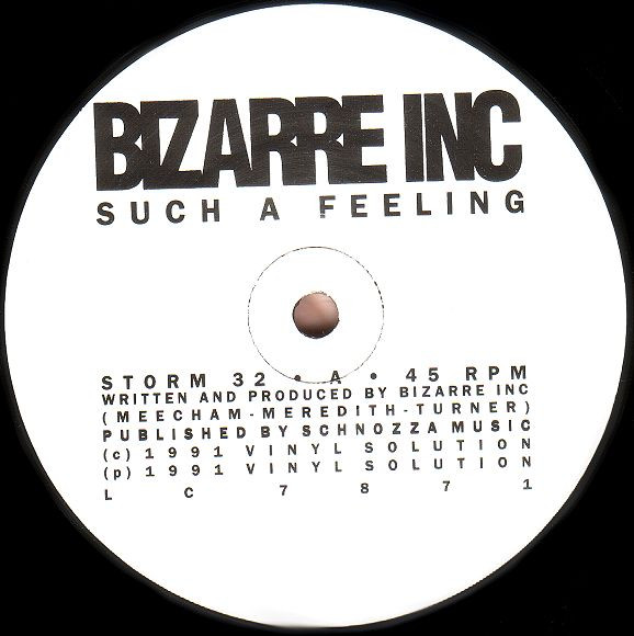 Bizarre Inc - Such A Feeling | Vinyl Solution (STORM 32) - 3