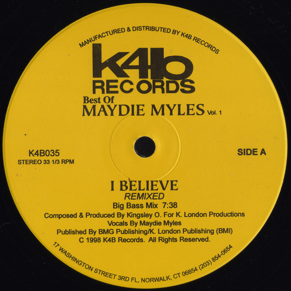 Maydie Myles - Best Of Maydie Myles Vol. 1 | K4b Records (K4B035) - main