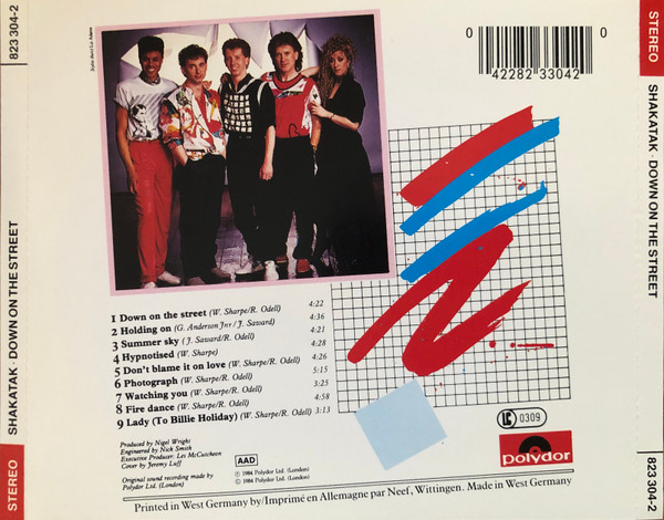 Shakatak - Down On The Street | Polydor (823 304-2) - 2