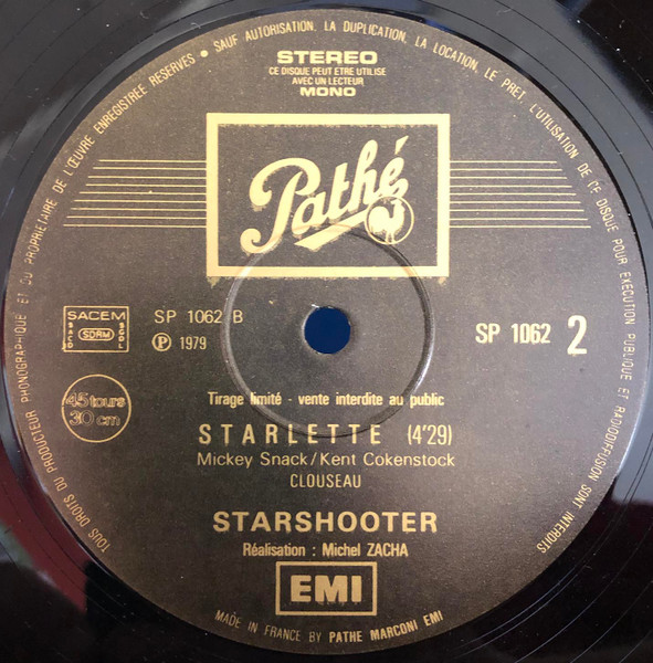 Starshooter - Ma Vie C'est Du Cinéma | Pathé (SP 1062) - main