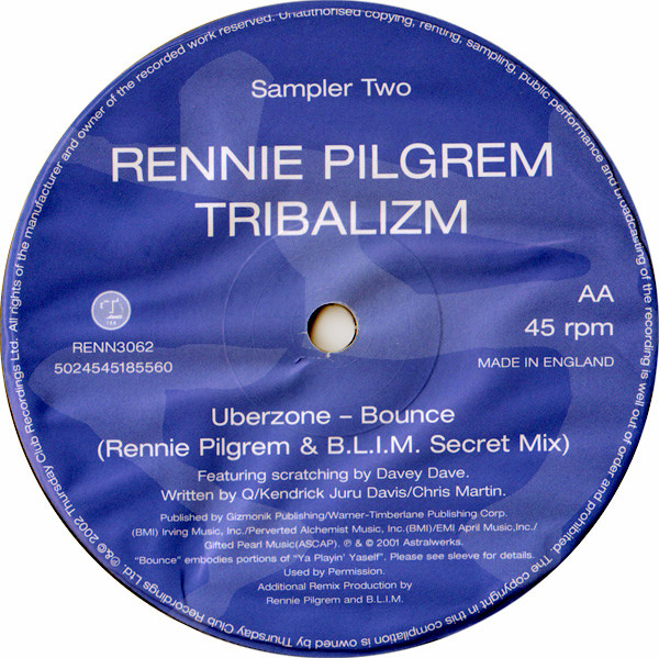Waveform & Crash / Überzone - Tribalizm (Sampler Two) | Thursday Club Recordings (TCR) (RENN3062) - 4 Waveform & Crash / Überzone - Tribalizm (Sampler Two) | Thursday Club Recordings (TCR) (RENN3062) - 4