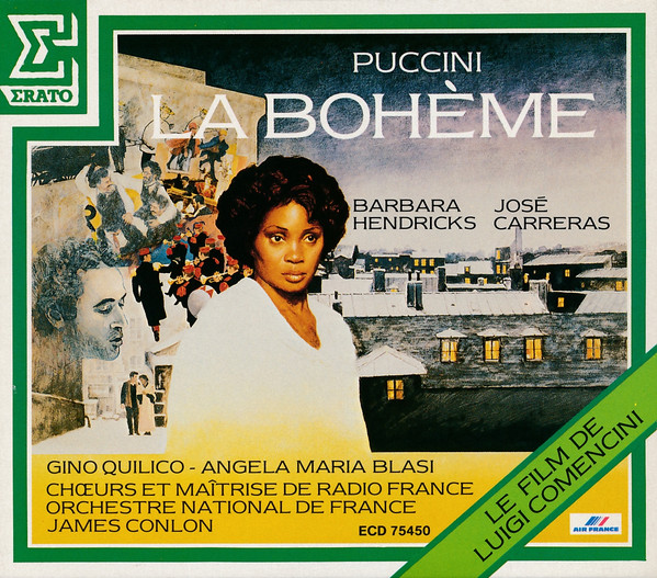 Giacomo Puccini - Orchestre National De France - Barbara Hendricks - José Carreras - La Bohème | Erato (ECD 75450) - 2