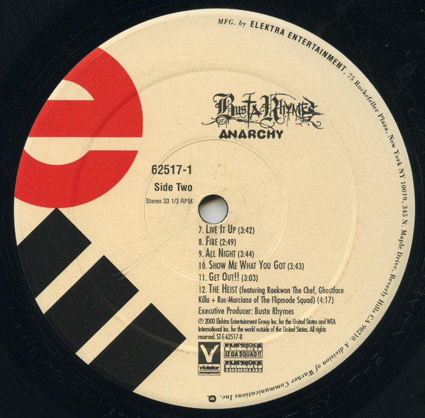 Busta Rhymes - Anarchy | Elektra (62517-1) - 4 Busta Rhymes - Anarchy | Elektra (62517-1) - 4
