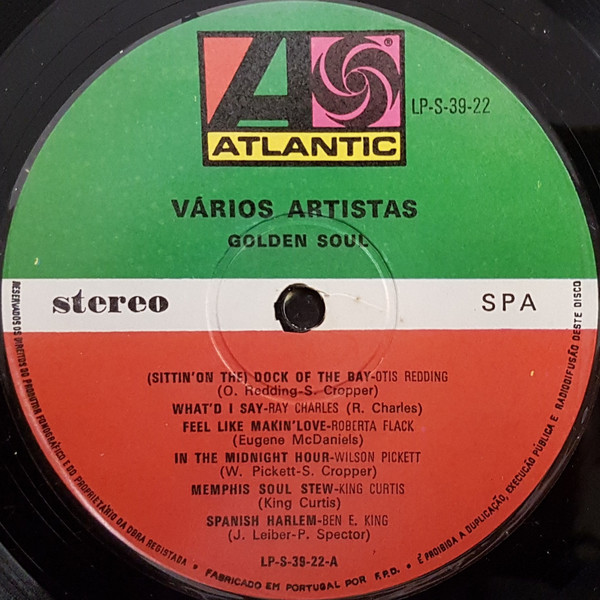 Various - Golden Soul - In Aid Of The World's Refugees | Atlantic (LP-S-39-22) - 3