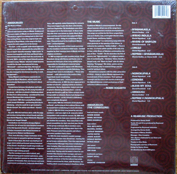 Amadaduzo - Siyabamukela | Rounder Records (5043) - 2 Amadaduzo - Siyabamukela | Rounder Records (5043) - 2