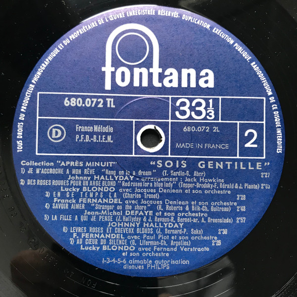 Various - Sois Gentille | Fontana (680.072 TL) - 4