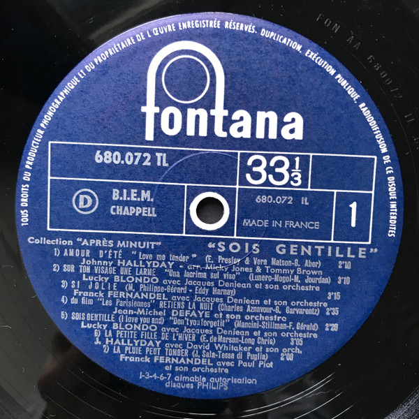 Various - Sois Gentille | Fontana (680.072 TL) - 3
