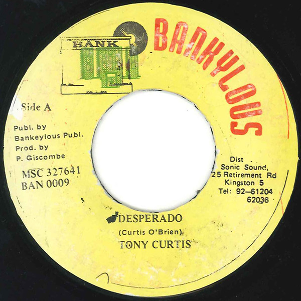 Tony Curtis - Desperado | Bankylous (BAN 0009)