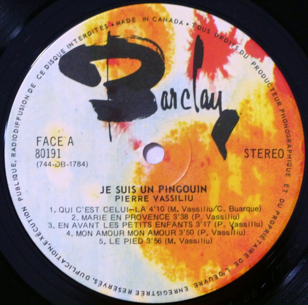 Pierre Vassiliu - Qui C'est Celui-Là? | Barclay (80191) - 3 Pierre Vassiliu - Qui C'est Celui-Là? | Barclay (80191) - 3