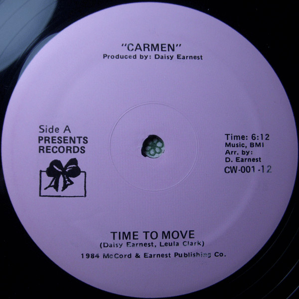 Carmen - Time To Move | Presents Records (CW-001-12) - main Carmen - Time To Move | Presents Records (CW-001-12) - main