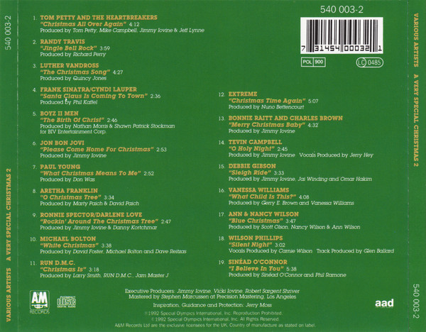 Various - A Very Special Christmas 2 | A&M Records (540 003-2) - 2
