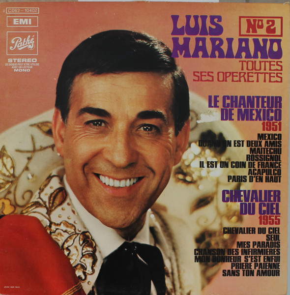 Luis Mariano - Toutes Ses Operettes N°2 | Pathé (2C 062-10402) - main Luis Mariano - Toutes Ses Operettes N°2 | Pathé (2C 062-10402) - main