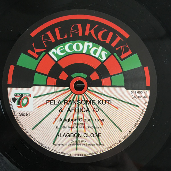 Fela Kuti & Africa 70 - Alagbon Close | Kalakuta (549 655-1) - 3
