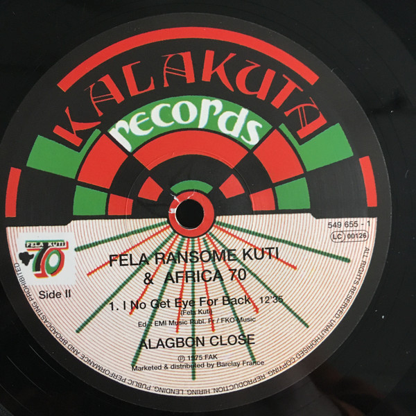 Fela Kuti & Africa 70 - Alagbon Close | Kalakuta (549 655-1) - 4