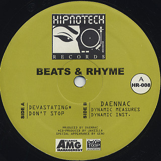 Da' Enna C. - Beats & Rhyme | Hipnotech (HR-008)