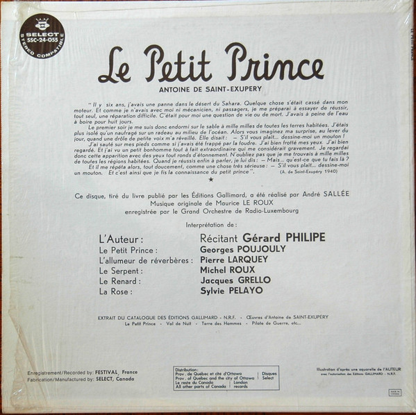 Antoine De Saint-Exupéry - Le Petit Prince | Select (SSC-24.055) - 2
