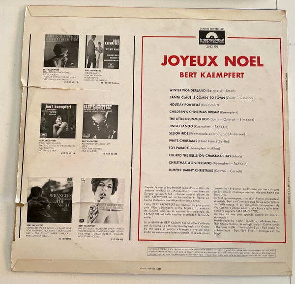 Bert Kaempfert - Joyeux Noel | International Polydor Production (2512 GU) - 2