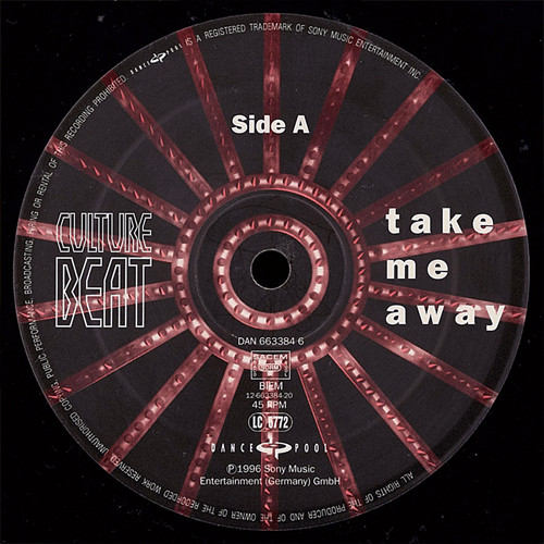 Culture Beat - Take Me Away | Dance Pool (DAN 663384 6) - 3