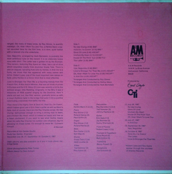 Herbie Mann - Glory Of Love | A&M Records (SP 3003) - 3 Herbie Mann - Glory Of Love | A&M Records (SP 3003) - 3