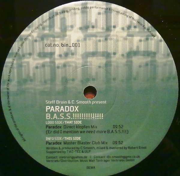 P.A.R.A.D.O.X. - B.A.S.S.!!!!!!!!!!!!!! | Binary State (bin_001) - 3
