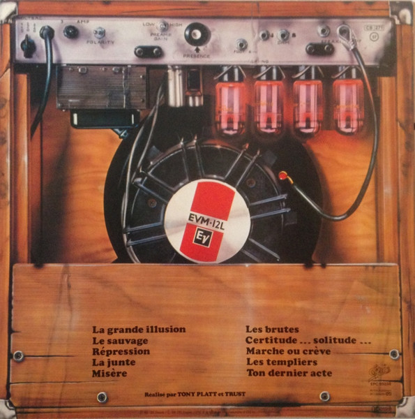 Trust - Marche Ou Crève | Epic (EPC 85238) - 2
