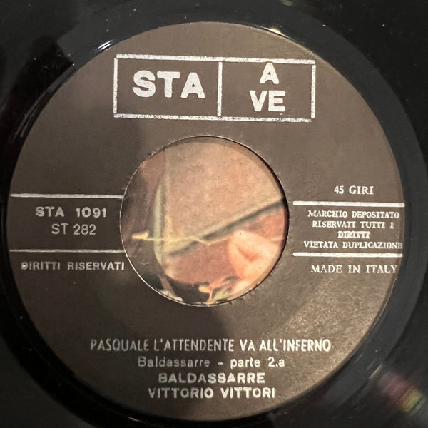 Baldassarre , Vittorio Vittori - Pasquale L'Attendente Va All'Inferno | Star Records (STA 1091) - 3 Baldassarre , Vittorio Vittori - Pasquale L'Attendente Va All'Inferno | Star Records (STA 1091) - 3