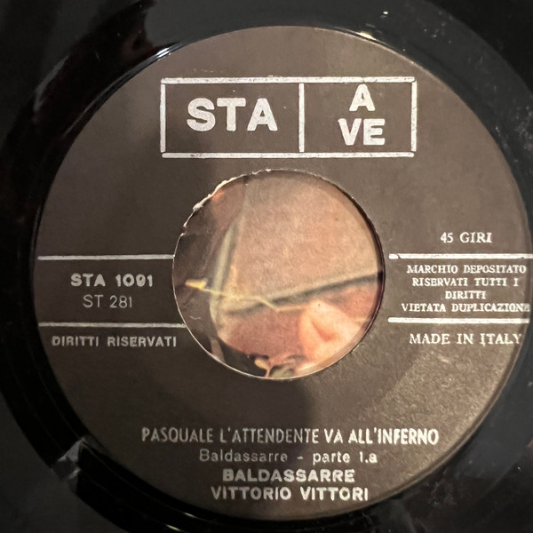 Baldassarre , Vittorio Vittori - Pasquale L'Attendente Va All'Inferno | Star Records (STA 1091) - 2 Baldassarre , Vittorio Vittori - Pasquale L'Attendente Va All'Inferno | Star Records (STA 1091) - 2