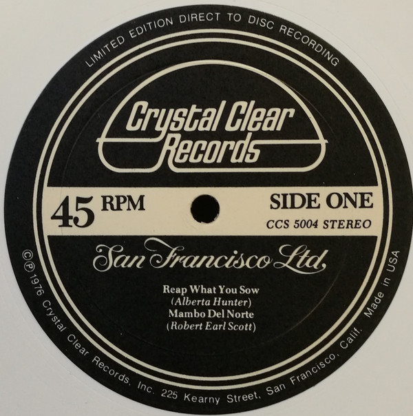 San Francisco Ltd. - San Francisco Ltd. | Crystal Clear Records (CCS 5004) - 4 San Francisco Ltd. - San Francisco Ltd. | Crystal Clear Records (CCS 5004) - 4