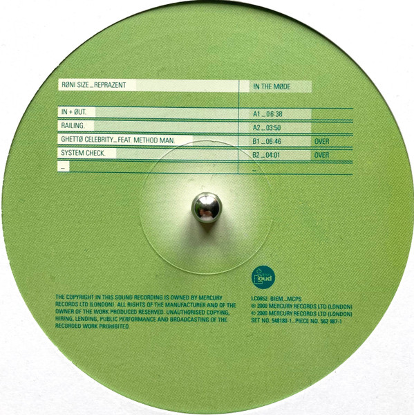 Roni Size / Reprazent - In The Møde | Talkin' Loud (548 180-1) - 3 Roni Size / Reprazent - In The Møde | Talkin' Loud (548 180-1) - 3