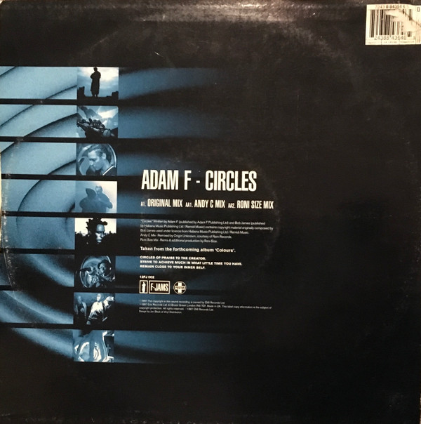 Adam F - Circles (Mixes By Andy C, Roni Size) (Plus The Original Mix) | F-Jams (12FJ 002) - 2