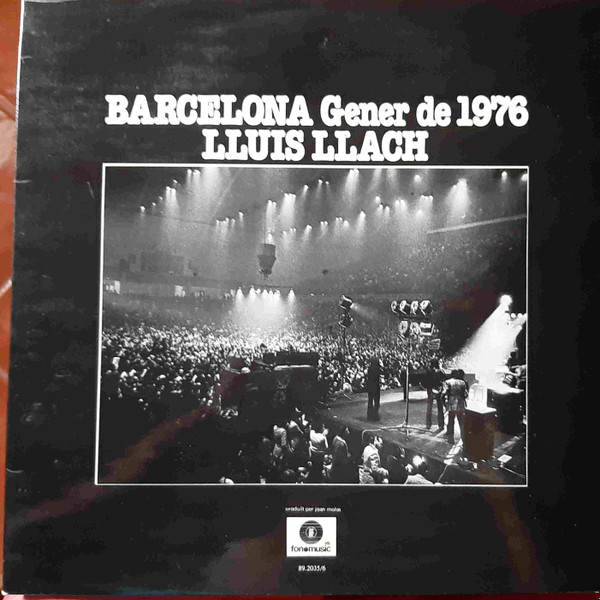 Lluis Llach - Barcelona, Gener De 1976 | Fonomusic (89.2035/6) - main