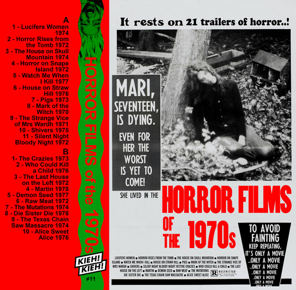 Various - Horror Films Of The 1970s | Kieh! Kieh! (#11) - main